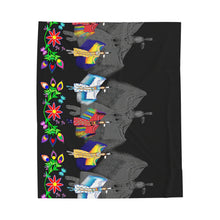 Load image into Gallery viewer, White Corn Wear Velveteen Plush Blanket