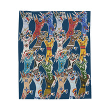 Load image into Gallery viewer, Collab Velveteen Plush Blanket