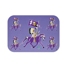 Load image into Gallery viewer, Vibrant Purple Horse Bath Mat - Cozy Bathroom Decor, Riding Enthusiasts Gift, Horse Lover's Accessory, Fun Home Addition
