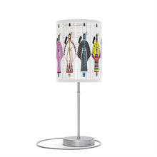 Load image into Gallery viewer, White Corn Wear Lamp on a Stand