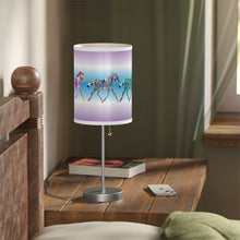 Load image into Gallery viewer, White Corn Wear Lamp on a Stand
