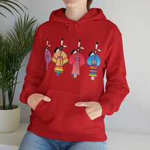 Load image into Gallery viewer, Hooded Sweatshirt / Ladies Northern Traditional Dancers/Comes in multiple colors