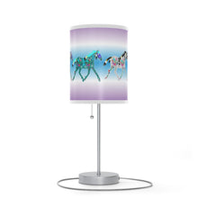 Load image into Gallery viewer, White Corn Wear Lamp on a Stand