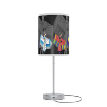 Load image into Gallery viewer, White Corn Wear Lamp on a Stand
