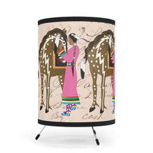 Load image into Gallery viewer, Collab Tripod Lamp with High-Res Printed Shade, US\CA plug