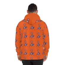 Load image into Gallery viewer, Bronco Hand-Drawn Hoodie — Native-Inspired Stadium Style