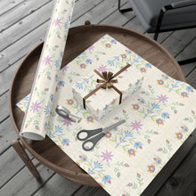 Load image into Gallery viewer, Floral Vintage Ledger Gift Wrap Paper