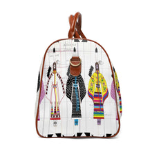 Load image into Gallery viewer, Traditional Dancer on Ledger Waterproof Travel Bag