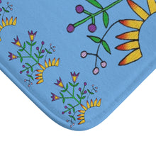 Load image into Gallery viewer, Bath Mat - Unique Midwest floral drawn by Butch Thunderhawk