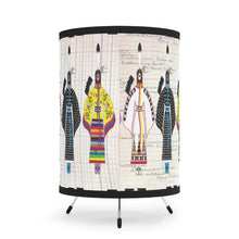 Load image into Gallery viewer, White Corn Wear Tripod Lamp with High-Res Printed Shade, US\CA plug