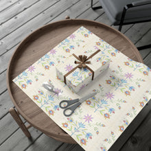 Load image into Gallery viewer, Floral Vintage Ledger Gift Wrap Paper