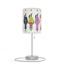 Load image into Gallery viewer, White Corn Wear Lamp on a Stand