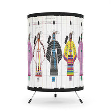 Load image into Gallery viewer, White Corn Wear Tripod Lamp with High-Res Printed Shade, US\CA plug