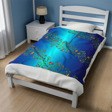Load image into Gallery viewer, White Corn Wear Velveteen Plush Blanket