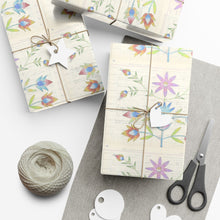 Load image into Gallery viewer, Floral Vintage Ledger Gift Wrap Paper