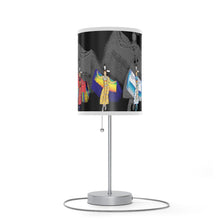 Load image into Gallery viewer, White Corn Wear Lamp on a Stand