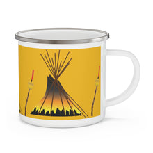 Load image into Gallery viewer, Enamel Camping Mug - NAC Gold Background