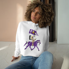 Load image into Gallery viewer, WCW Ledger Viking Horse Crop Hoodie