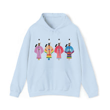 Load image into Gallery viewer, Hooded Sweatshirt / Ladies Northern Traditional Dancers/Comes in multiple colors