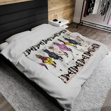 Load image into Gallery viewer, White Corn Wear Velveteen Plush Blanket