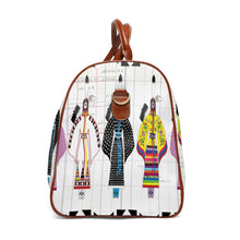 Load image into Gallery viewer, Traditional Dancer on Ledger Waterproof Travel Bag