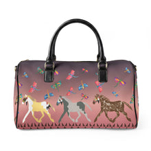 Load image into Gallery viewer, Faux Leather Travel Bag - Designed by Angela Gillette