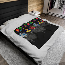 Load image into Gallery viewer, White Corn Wear Velveteen Plush Blanket
