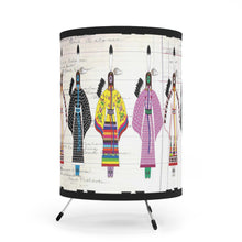 Load image into Gallery viewer, White Corn Wear Tripod Lamp with High-Res Printed Shade, US\CA plug