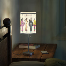 Load image into Gallery viewer, White Corn Wear Lamp on a Stand