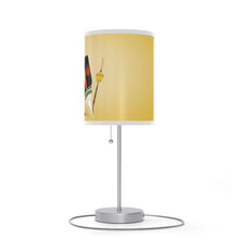 Load image into Gallery viewer, White Corn Wear NAC Lamp on a Stand