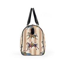 Load image into Gallery viewer, Faux Leather Travel Bag - Butch Thunderhawk Ledger Horses