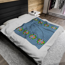 Load image into Gallery viewer, White Corn Wear Velveteen Plush Blanket