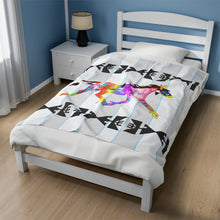 Load image into Gallery viewer, White Corn Wear Velveteen Plush Blanket