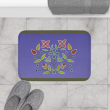 Load image into Gallery viewer, Bath Mat - Midwest Floral by Butch Thunderhawk