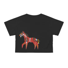 Load image into Gallery viewer, Native Ledger Red Horse Crop Tee - Butch Thunderhawk