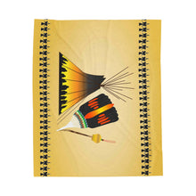 Load image into Gallery viewer, White Corn Wear Velveteen Plush Blanket