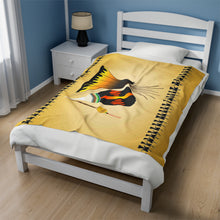 Load image into Gallery viewer, White Corn Wear Velveteen Plush Blanket
