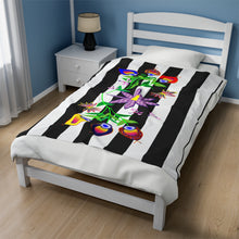 Load image into Gallery viewer, White Corn Wear Velveteen Plush Blanket