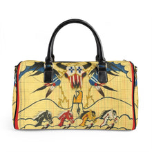 Load image into Gallery viewer, Western Cowboy Faux Leather Travel Bag - Butch Thunderhawk Artwork