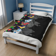 Load image into Gallery viewer, White Corn Wear Velveteen Plush Blanket
