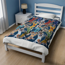 Load image into Gallery viewer, Collab Velveteen Plush Blanket