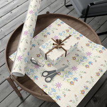 Load image into Gallery viewer, Floral Vintage Ledger Gift Wrap Paper