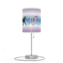 Load image into Gallery viewer, White Corn Wear Lamp on a Stand