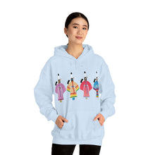 Load image into Gallery viewer, Hooded Sweatshirt / Ladies Northern Traditional Dancers/Comes in multiple colors