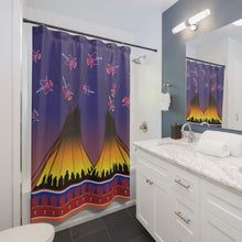 Load image into Gallery viewer, White Corn Wear Shower Curtains
