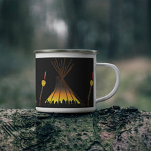 Load image into Gallery viewer, Enamel Camping Mug - NAC Black Background
