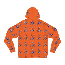 Load image into Gallery viewer, Bronco Hand-Drawn Hoodie — Native-Inspired Stadium Style
