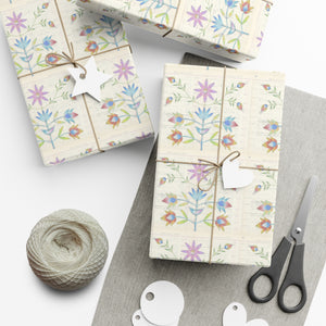 Gift Wrap Papers - Floral Ledger Art