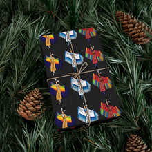 Load image into Gallery viewer, Gift Wrap Papers - Womens Fancy Dancer Powwow Dancer Angie Gillette Design

