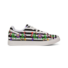 Load image into Gallery viewer, Women's Low-Top Leather Sneakers – Native Ledger Floral

